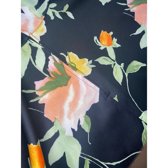 B. Darlin Junior Women’s Floral Halter Neck Dress Trim Fit & Flare , Size 3/4 - Picture 6 of 6